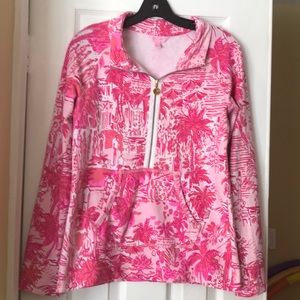 Lilly Pulitzer quarter zip.  Like new!